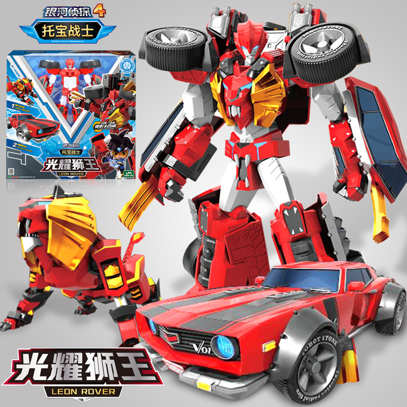 托宝战士之银河侦探4变形玩具男孩拖宝兄弟脱保托班金刚光耀狮王