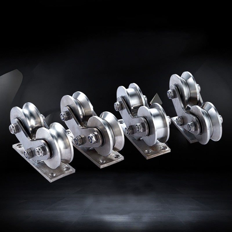 平移门配件 附件 门机附件 推拉门配件 双V轮 双H轮  滑轮组