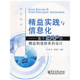 库存绝版书精益实践与信息化:基于ERP的精益制造体系的设计 9787121081972 蔡颖,唐春明 编著 电子工业出版社