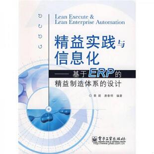 库存绝版书精益实践与信息化——基于ERP的精益制造体系的设计 9787121081972 蔡颖,唐春明 编著 电子工业出版社