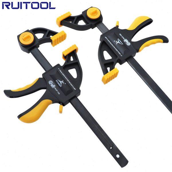 木工固定夹F夹快速固定可调节棘轮夹钳固定万用夹紧器木板夹子,五金/工具,G/F字夹,淘宝优惠券,粉丝福利购,淘宝优惠卷