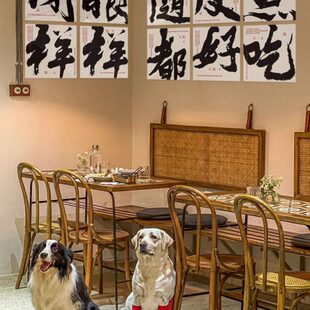 网红烧烤饭店墙面装饰品创意火锅餐饮文化拍照区布置酒吧场景打卡