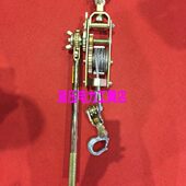 钢丝绳钢丝绳线双器手扳葫芦紧拉紧器 1吨4T4t钩收紧器棘轮棘轮