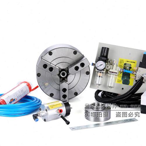 三爪中实气动卡盘BK110 130 160 200 250 320 400SQ
