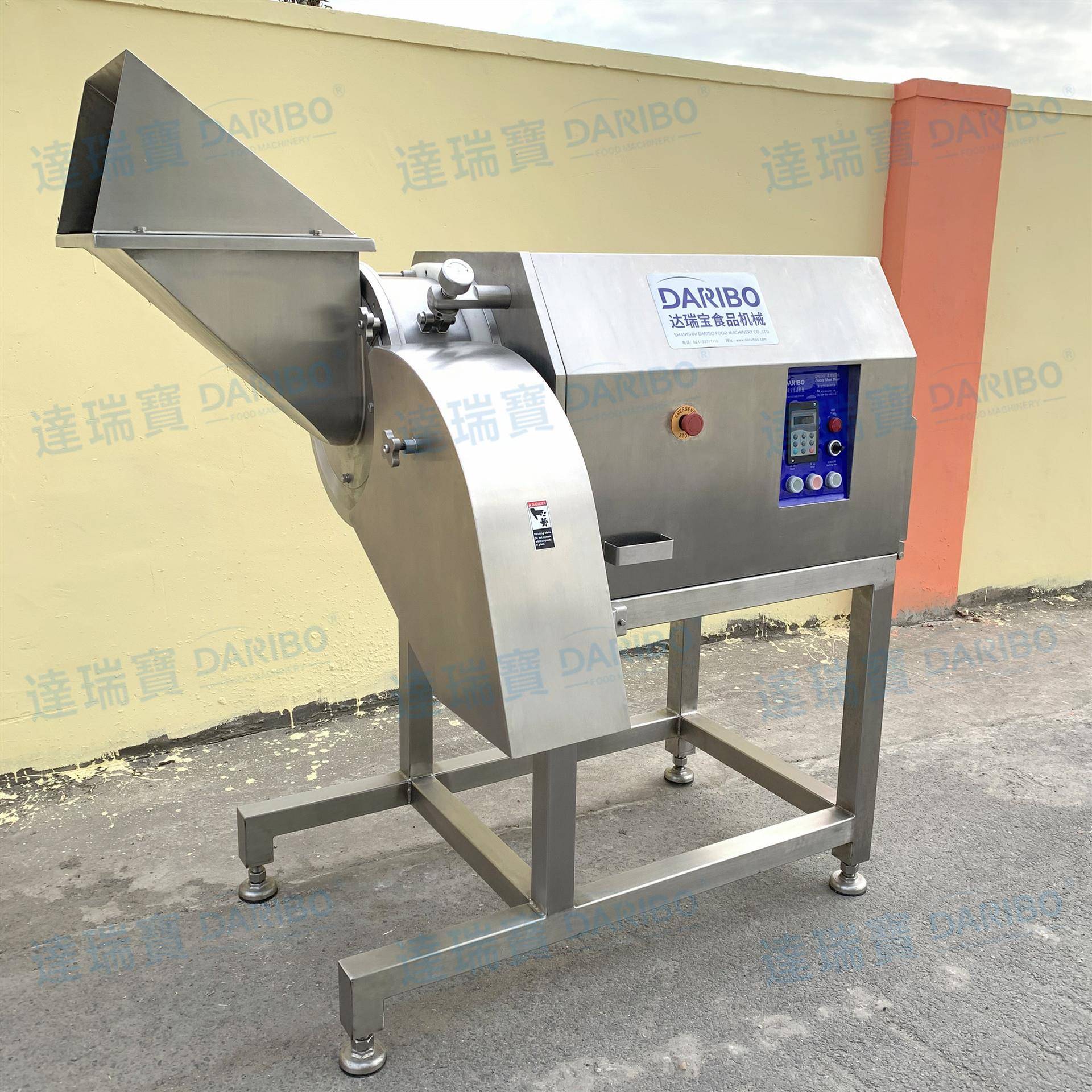 全自动三维冻肉切丁切块机商用冻肉切块机猫粮狗粮肉类切丁机