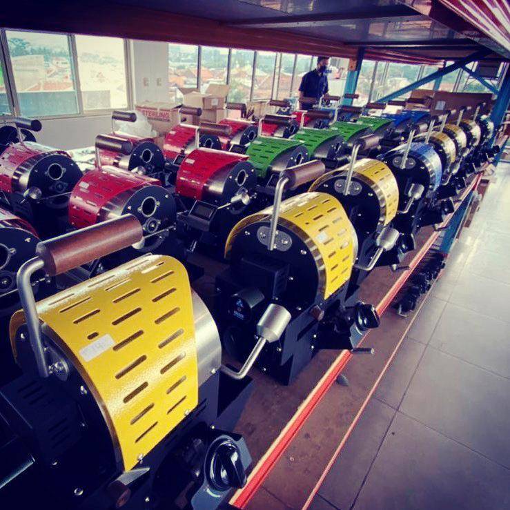 厂家直销尚豆家用烘焙机手动瓦斯款可户外咖啡烘焙设备SD-100G