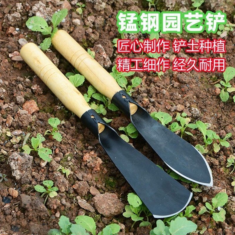 种菜神器锰钢小铲子种花养花种菜工具挖野菜花卉除草挖土草坪地毯