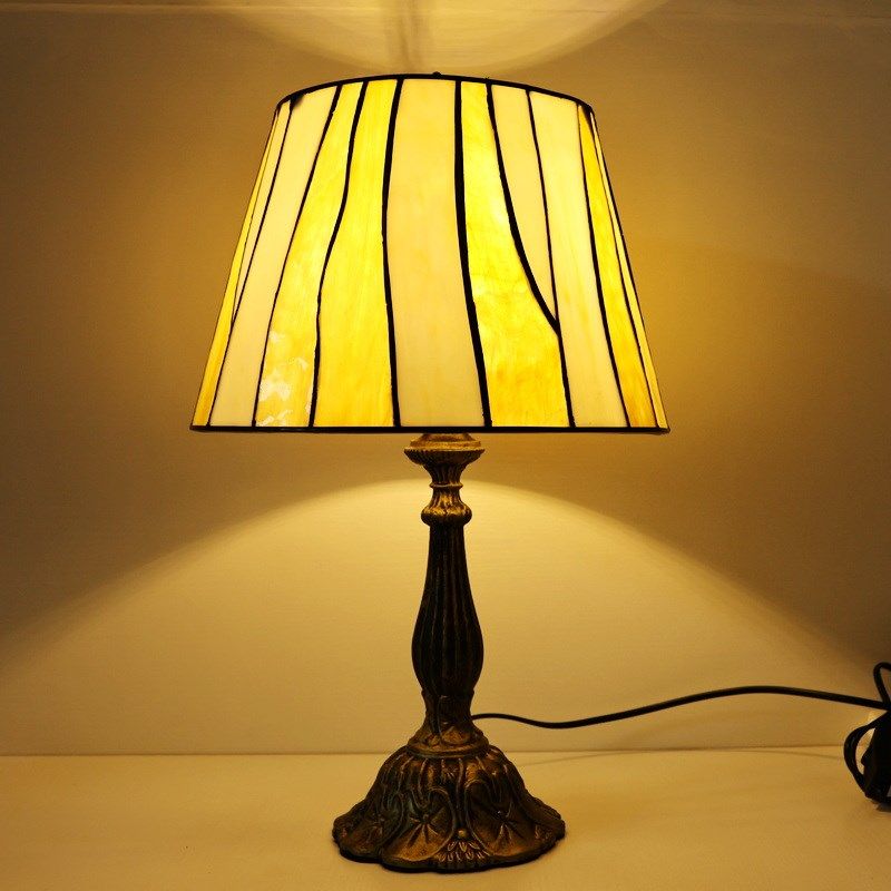 智能语音台灯插电书房办公桌蒂凡尼法式酒吧台咖啡厅卧室床头灯饰