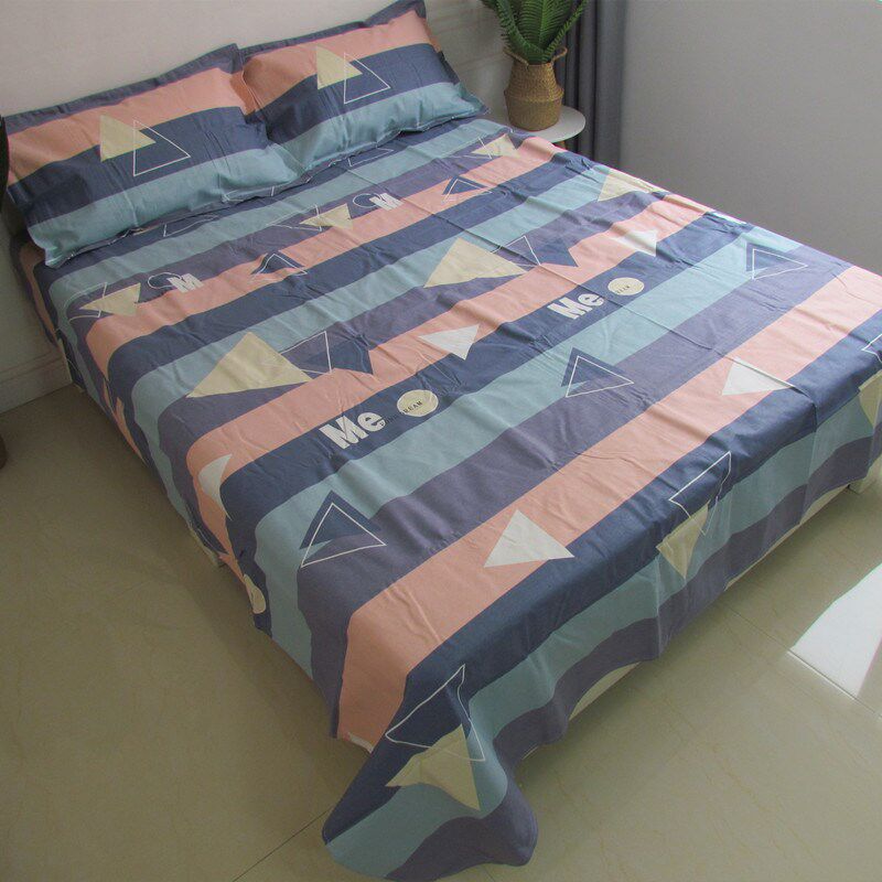 夏季老粗布床单单件1.5/1.8/2.0m全棉帆布加厚睡单学生宿舍软凉席