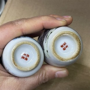 仿古明清鼻烟壶内画把玩古董捡漏古典花瓶瓷器摆件鼻烟具空瓶瓷瓶