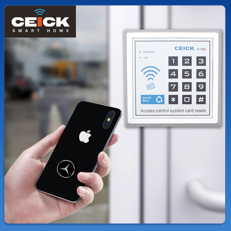 CEICK 门禁套装控制器刷卡密码延时开关面板ID感应卡IC门禁一体机