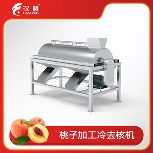 厂家不锈钢去核破碎桃子加工冷去核机水果核肉分离冷去核机