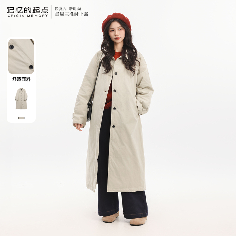记忆的起点长款鹅绒服