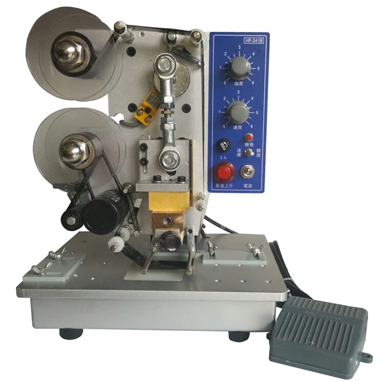 出口型 HP-241B电动色带打码机 自动打码机食品袋打码机生产日期