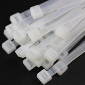 6200mm自锁式 国标尼龙扎带塑料卡扣一次性电线捆绑束带黑白色线