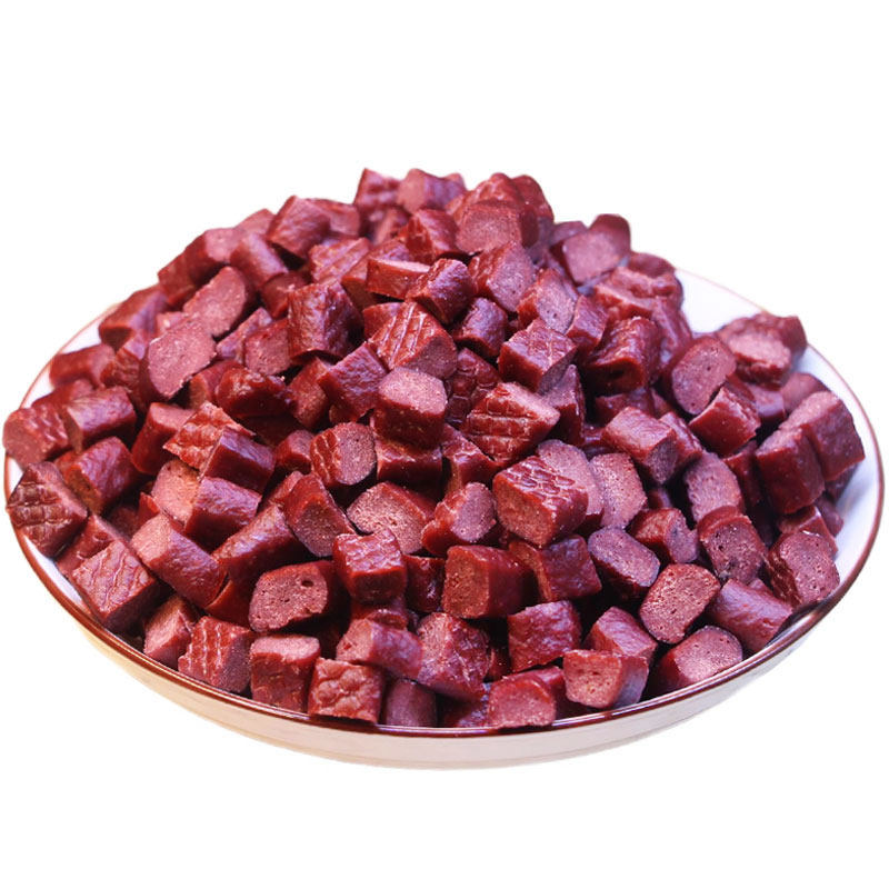 宠物狗狗零食500g牛肉粒小型犬泰迪博美金毛幼犬磨牙棒训犬牛肉干