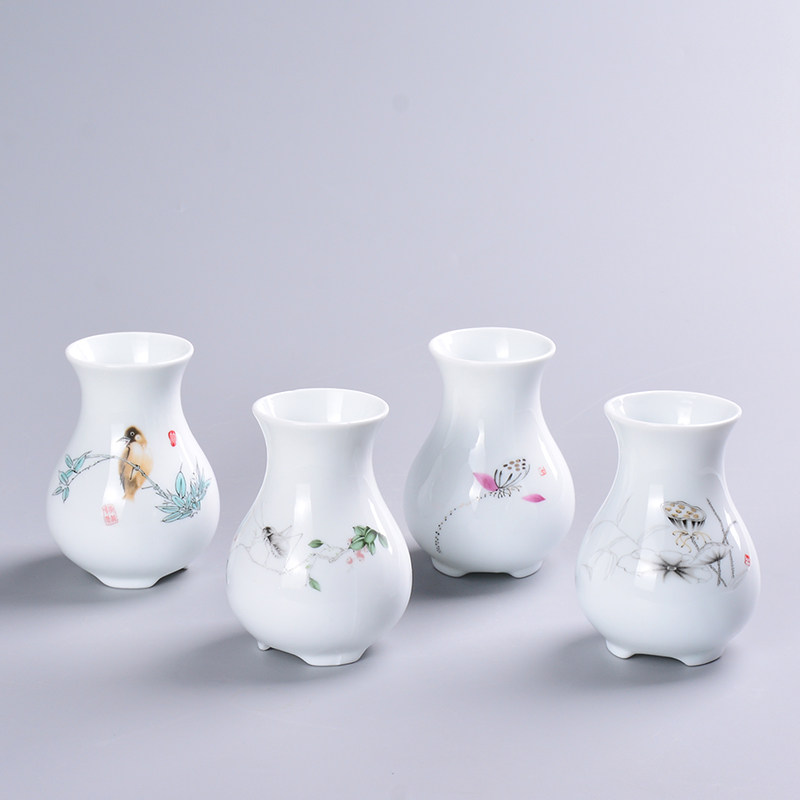 创意摆件手工个性时尚小花器装饰品水培花插花瓶家居办公摆件