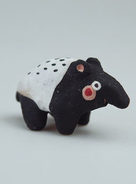 野兽花园创意陶瓷迷你动物摆件玩具陶瓷猫狗手工扩香石礼物定制