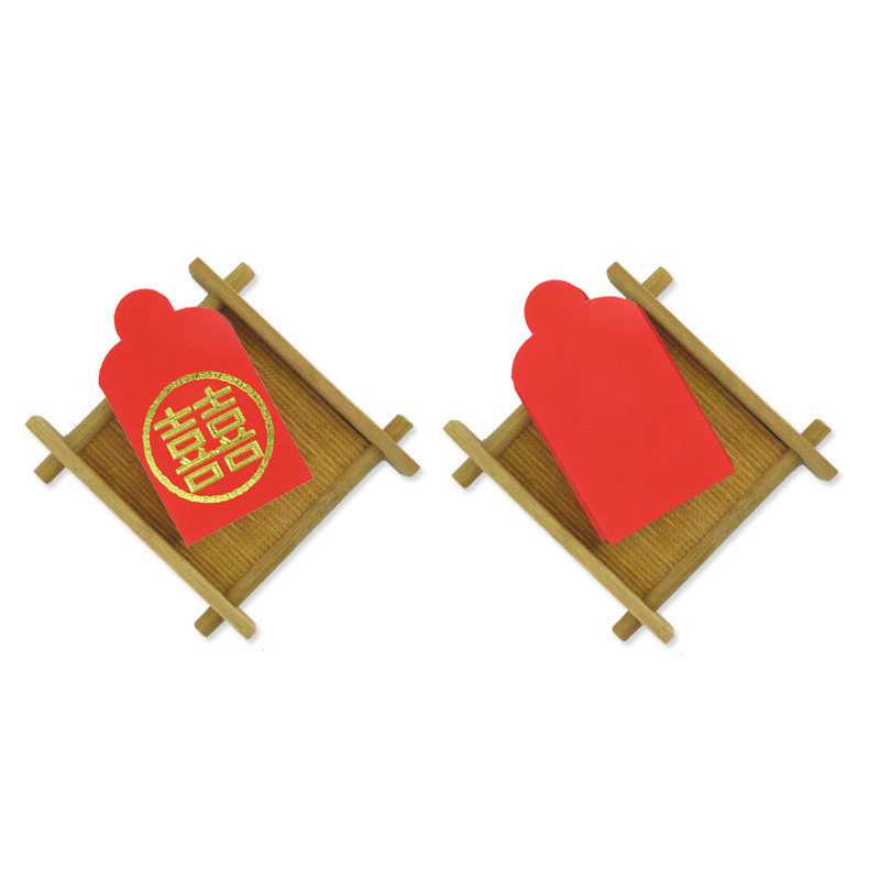 75个迷你小红包香港创意硬币利是封港式新年结婚喜囍2024无字空白