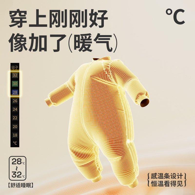婴儿睡袋春秋冬季宝宝冬款恒温分腿幼儿童防踢被纯棉加厚四季通用,婴童用品,睡袋/防踢被,淘宝优惠券,粉丝福利购,淘宝优惠卷