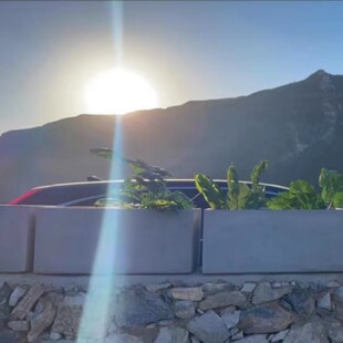 长方形加高水泥花盆马槽花箱北欧简约花箱庭院户外种植箱花槽条状