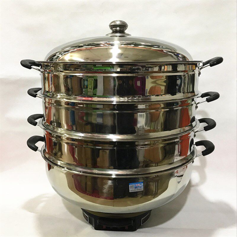 2023升级超大容量炒锅 圣多星电蒸锅 多用锅38cm-40cm-42cm电热锅