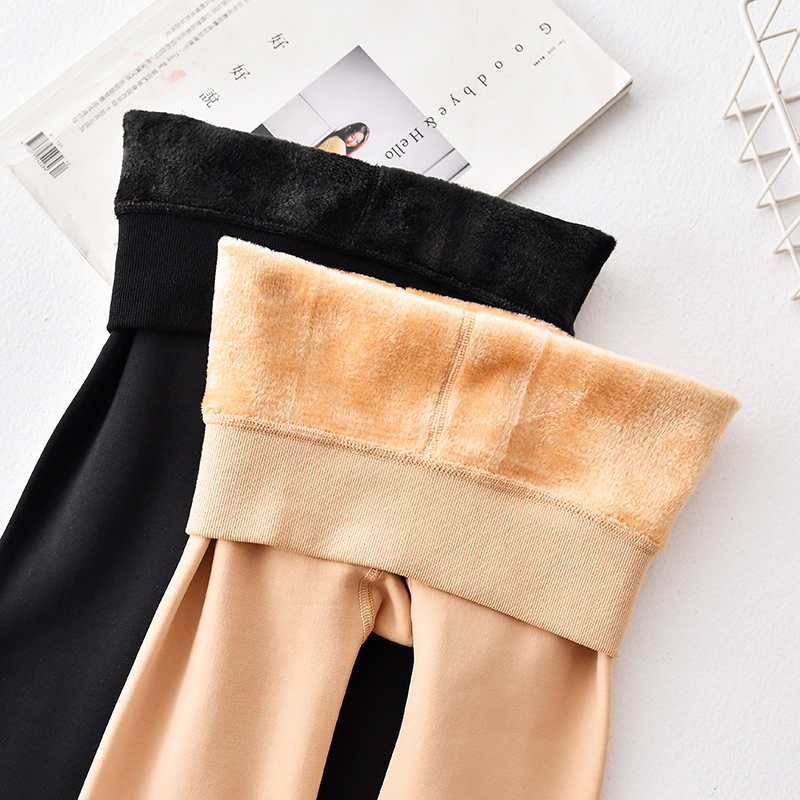秋冬款丝袜女薄绒肉色冬天保暖加绒长款连体加厚长筒打底连裤袜子
