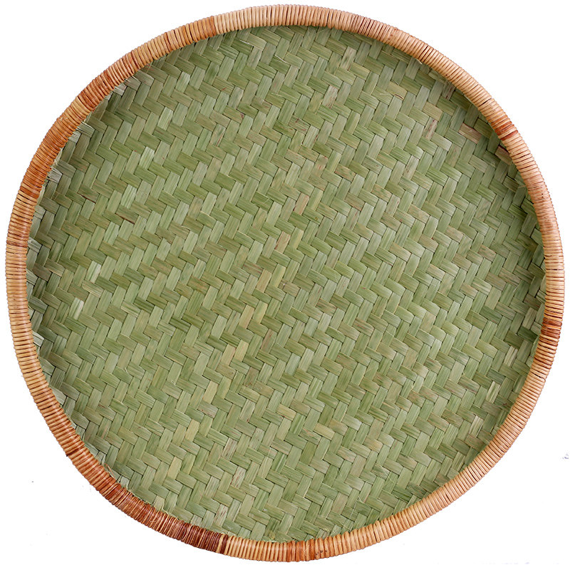 精品全藤边手工竹编竹制品竹簸箕 竹匾竹筛装饰篮晾晒扁茶盘包邮,特色手工艺,竹编/竹雕,淘宝优惠券,粉丝福利购,淘宝优惠卷