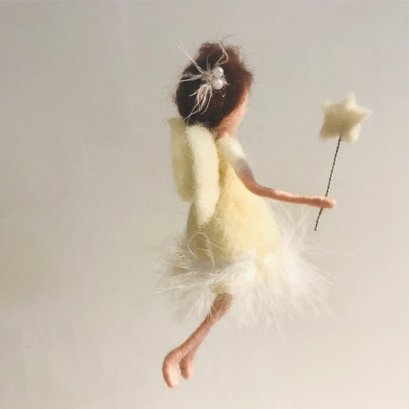 羊毛毡DIY戳戳乐星星天使娃娃玩偶材料包礼物朋友礼物手作成品