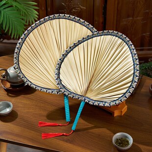 扇子夏天家用老式 蒲扇手工编制中国古风腰扇大芭蕉扇儿童葵扇定制
