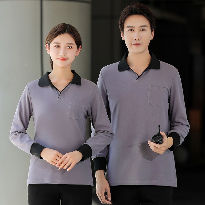 保洁工作服短袖夏装女家政物业PA制服酒店宾馆客房清洁员阿姨T恤