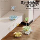 猫不倒翁多功能羽毛逗猫棒自嗨解闷互动磨牙漏食宠物转盘玩具神器