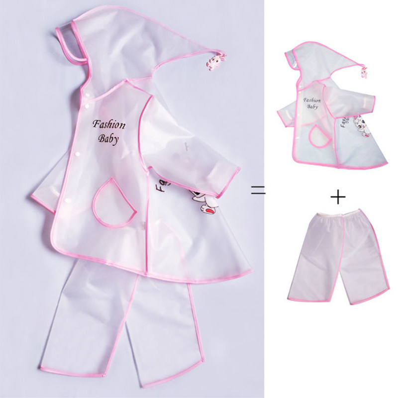 儿童雨衣男童女童套装宝宝2022幼儿园小童透明雨披防水全身雨裤套