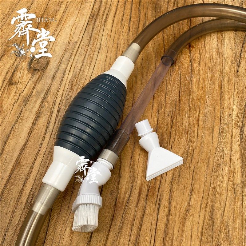 鱼缸换水器虹吸管换水管抽水洗砂吸便器手动清理清洁工具抽水泵器