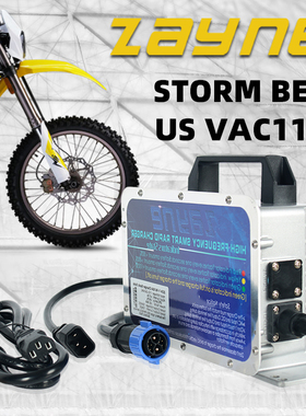 60V85V12A 104V10A智能充电器110VAC 适用轻蜂极蜂暴蜂电动越野车