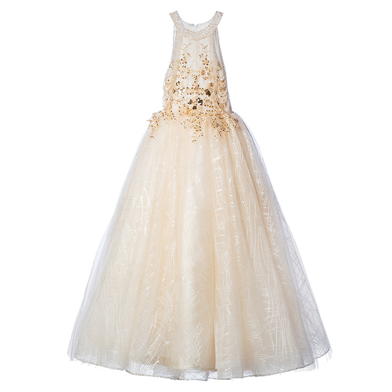 儿童礼服女童公主裙生日蓬蓬纱花童婚纱高端小主持人钢琴演出服夏,童装/婴儿装/亲子装,儿童礼服,淘宝优惠券,粉丝福利购,淘宝优惠卷