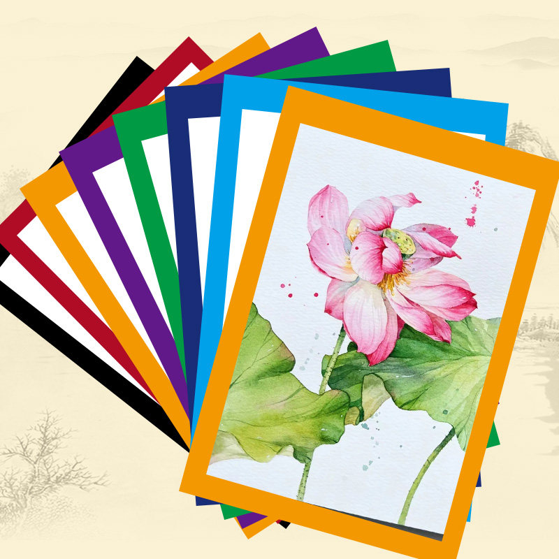 外方内圆彩色儿童画画专用圆形边框卡纸正方形手工硬卡纸带边框幼,办公设备/耗材/相关服务,卡纸,淘宝优惠券,粉丝福利购,淘宝优惠卷