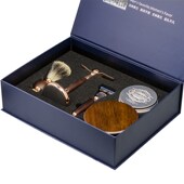 戈林斯兰玫瑰金5层手动剃须刀礼品礼盒套装 剃刀礼物送礼 男士