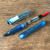 透明杆弯尖美工钢笔学生绘图美术素描弯头硬笔书法笔 送笔尖