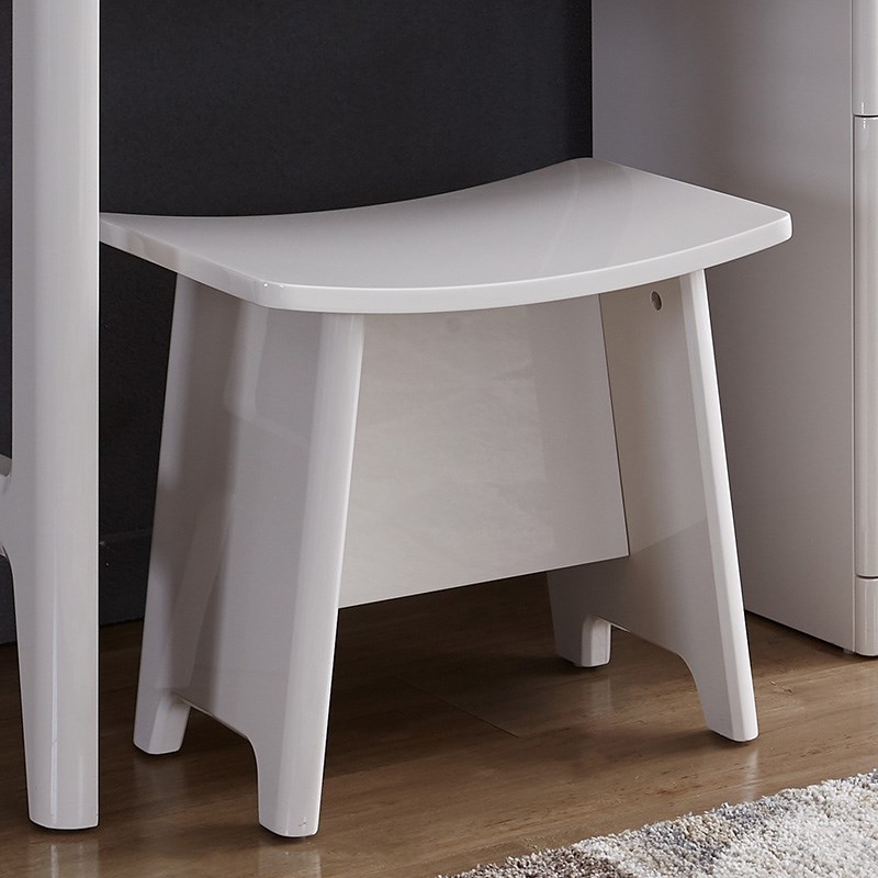 掌上明珠简约妆台妆凳白色卧室梳妆台梳妆镜化妆台带镜子一体柜62