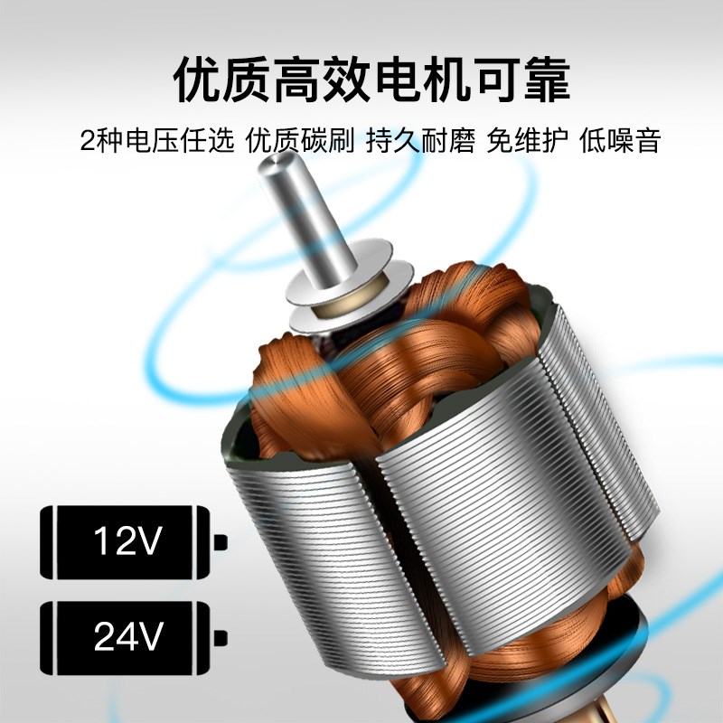 雷熔24v微型齿轮泵GP5L 自吸水泵增压抽油灌装机有刷电机防水耐腐