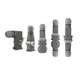 2矩形插头航空座6芯8芯对接卧式 003 1芯5芯侧顶出HA 重载连接器4