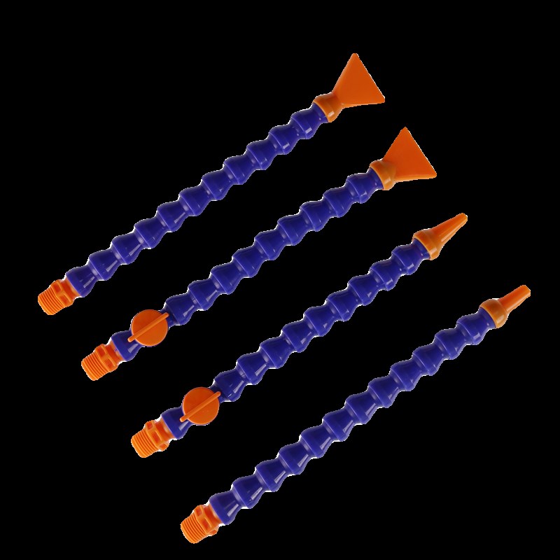 4分机床冷却管车床塑料水管机械喷嘴蛇形油管带开关1/2竹节万向管