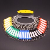 钥匙圈环卡扣房屋可标记公司餐厅牌子老式 更衣柜环扣餐桌房门管理