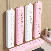 插座机柜多孔独立开关多功能插板单独控制插排家用大间距排插线板