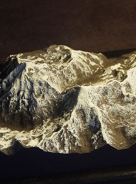 冬官手作 水泥混凝土石膏贡嘎山雪山扩香石扩香器创意装饰摆件