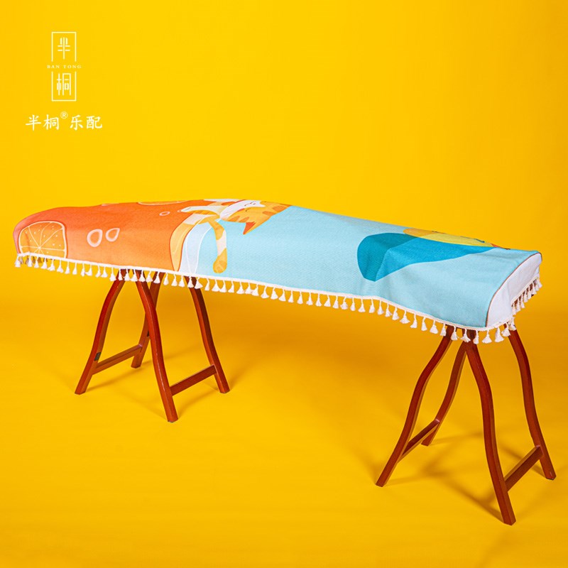 半桐伏纱(手绘版)卡通古筝琴罩防尘罩163cm长度通用遮布盖