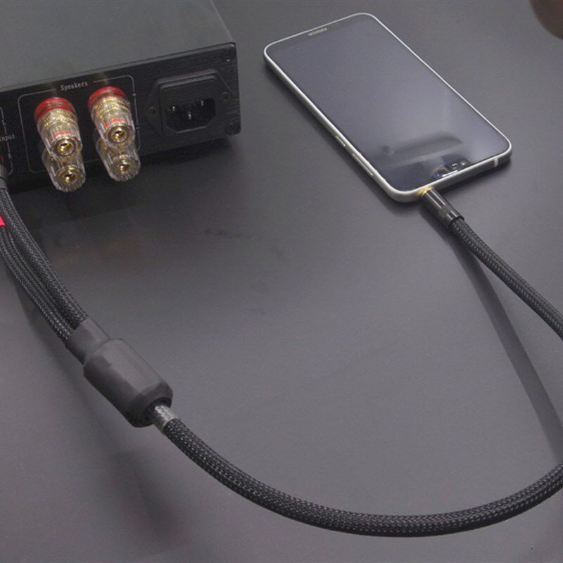 伟良精心制作3.5一分二RCA音频线 对录线 信号线/4N无氧铜