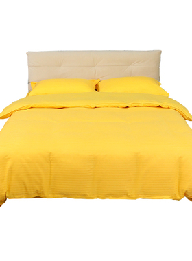 全棉纯棉酒店被套单件金黄色单独被罩夏季被单200x230单双人宿舍