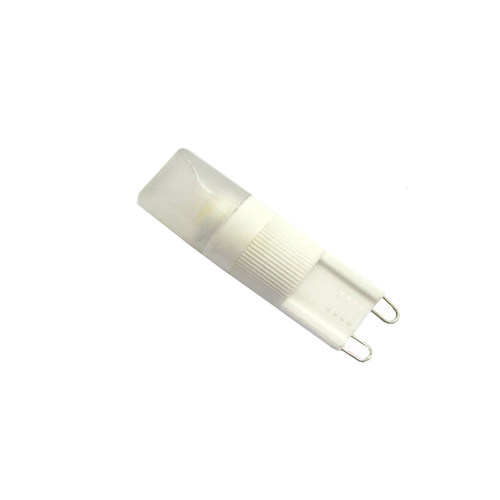 g9 LED扁脚灯泡水晶灯 光源1W 2瓦led灯珠磨砂罩子奶白家用高亮